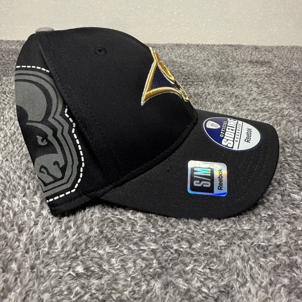 Reebok NFL Los Angeles Rams Baseball Cap‎ Official Sideline Onfield Fitted S/M